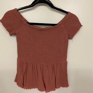 Off the shoulder top